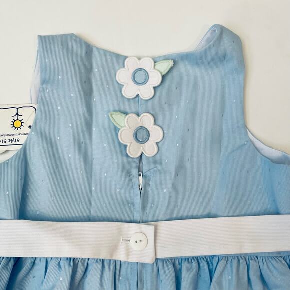 NWT Florence Eiseman 2T Finewale Pique Dress with Flowers - Picture 6 of 6